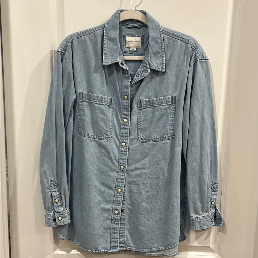 Madewell Light Blue Denim Shirt